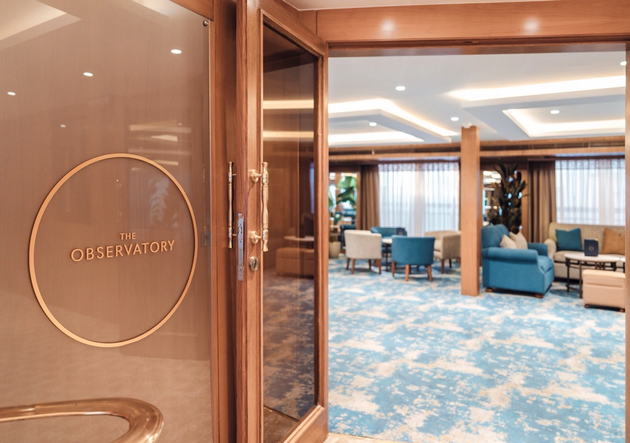 Lounge aboard the JAZ Bahareya Nile Cruise Nile cruise